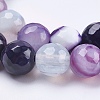 Natural Striped Agate/Banded Agate Beads Strands G-P364-02-8mm-3