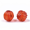 Transparency Acrylic Corrugated Beads TACR-Q266-01-2
