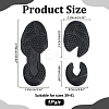 Shoe Repair Synthetic Rubber Shoe Sole Replacement DIY-WH0899-726B-2
