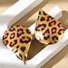 Leopard Print Alloy Dangle Stud Earrings LS-EJEW-K304-01E-G-3