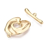 Brass Toggle Clasps KK-N254-148G-1