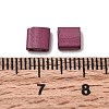 2-Hole Baking Paint Glass Seed Beads SEED-S023-17C-43-3
