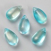 Handmade Gold Sand Lampwork Pendants LAMP-TAC0012-01C-1