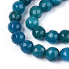 Dyed Natural White Jade Beads Strands X-G-T139-6mm-60-21-3