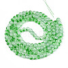 Baking Paint Glass Beads Strands DGLA-N015-6mm-09-2