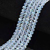 Electroplate Glass Beads Strands LS-EGLA-A034-J1mm-L07-1