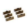 Iron Ribbon Crimp Ends X-IFIN-S008-AB-NF-1