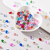 200Pcs 20 Colors Handmade Lampwork Beads LAMP-GA0001-11-4