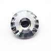 Glass Rhinestone Button BUTT-WH0015-21C-01-1