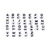 Alphabet Acrylic Beads Sets MACR-TA0001-02-2