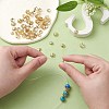 100Pcs 10 Styles Alloy Bead Caps PALLOY-CJ0002-77-3