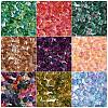 300Pcs Two Tone Transparent Spray Painted Acrylic Beads ACRP-YW0001-16-2