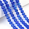 Electroplate Glass Beads Strands X1-EGLA-A034-T4mm-L26-4