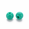Opaque Acrylic Beads X-MACR-S370-C6mm-S036-2