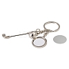 Golf Alloy Sublimation Blanks Keychains AL-CBAF9A1-02P-05-2