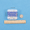Alloy Enamel Cabochons ENAM-SC0001-28-7