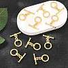 SHEGRACE Brass Toggle Clasps XGR0121G-156G-4