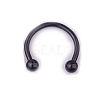 303 Stainless Steel Circular/Horseshoe Barbell Nose Rings WG86D19-06-1