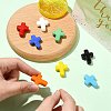 8Pcs 8 Colors Handmade Lampwork Beads LAMP-CJ0003-09-5