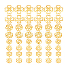 48Pcs 4 Styles 925 Sterling Silver Bead Caps STER-PH0003-97-6