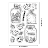 Summer Theme PVC Plastic Clear Stamps DIY-WH0631-0222-6