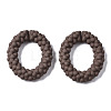 Spray Painted CCB Plastic Linking Rings CCB-Q091-011C-2