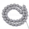 Spray Painted Non-magnetic Synthetic Hematite Beads Strands G-T116-29-11-2