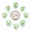 Opaque Acrylic Beads X-TACR-S154-10F-01-5