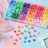 810Pcs 18 Style Opaque & Transparent Plastic Beads KY-YW0001-44-5