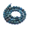 Natural Apatite Beads Strands G-E561-03-8mm-2