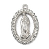 304 Stainless Steel & Rhinestone Pendants STAS-G371-09B-01P-1