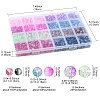 1880Pcs 24 Style Transparent Crackle Glass Beads CCG-YW0001-16-4