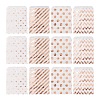 100Pcs 4 Patterns Eco-Friendly Kraft Paper Bags CARB-LS0001-02B-1