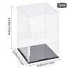 Assembled Transparent Acrylic Display Boxes CON-WH0081-07B-2