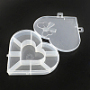 Heart Plastic Bead Storage Containers X-CON-Q023-16-2