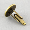 Brass Cuff Settings KK-S132-14mm-KN001AB-3