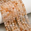 Heated Natural Citrine Beads Strands GG-CBA41EF-A01-6x4mm-1