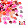 Handmade Polymer Clay Beads Strands CLAY-R089-4mm-T05C-2