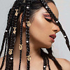 2 Bags Sea Animals Alloy Hair Braid Pendant OHAR-BM0001-05-6
