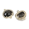 Natural Labradorite Faceted Oval Links G-B126-01G-07-2