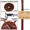 2M Flat Leather Cord LC-WH0007-07A-01-2