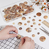 90Pcs 6 Styles Freshwater Shell Buttons SHEL-PH0001-62-3