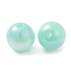 Iridescent Opaque Resin Beads RESI-Z015-01B-05-2