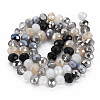 Electroplate Glass Beads Strands X-EGLA-S194-18C-2