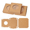 Square Kraft Paper Jewelry Storage Boxes CON-TAC0001-04C-1