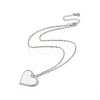 Sublimation Blank Aluminum Pendant Necklace LS-NJEW-E020-02P-03-3