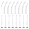 40Pcs 925 Sterling Silver Flat Head Pins STER-SC0001-08-1