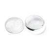 Transparent Glass Cabochons GGLA-R026-30mm-1