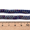 AB Color Plated Opaque Glass Beads Strands GLAA-T026-3x6mm-P09-4