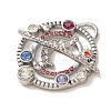 304 Stainless Steel Rhinestone Pendants RB-CBA9A37-03P-B-2